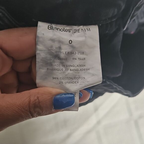 Black Denim Women's Shorts - Picture 4 of 16